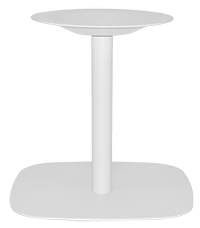 ARC COFFEE TABLE BASE 450MM WHITE
