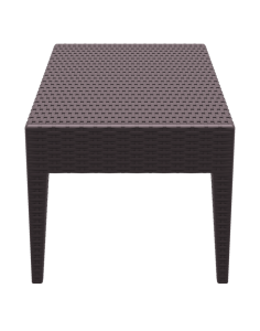 002 ml table brown short edgekQak W
