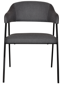 MALMO METAL BLACK ARM CHAIR