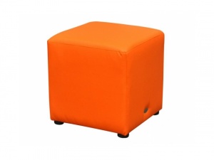 Cube-Ottoman-Orange-Lo