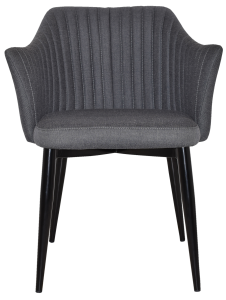 COOGEE ARM CHAIR METAL BLACK