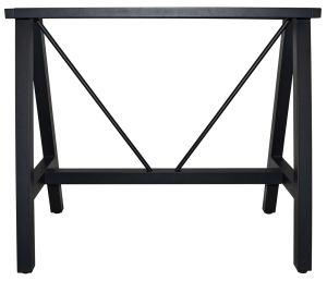 BAR A FRAME 1200MM 1050H - BLACK