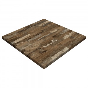 Werzalit-by-Gentas-Square-Table-Top-Rustic-Block-Wood
